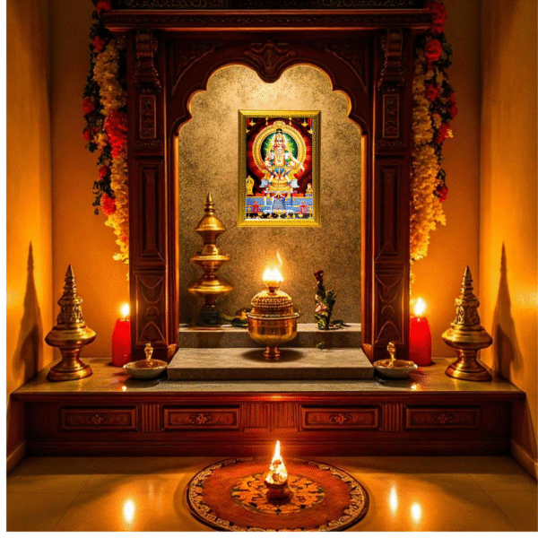 Sabarimala Ayyappan LED Frame – A4 Spiritual Wall Hanging for  Spiritual Decor for Office, Hall & Gifting by Blessing Lights