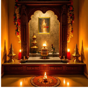 Murugan Vel LED Photo Frame for Pooja Room | Divine Tamil Vel with LED Lighting for  for  Spiritual Decor for Office, Hall & Gifting by Blessing Lights